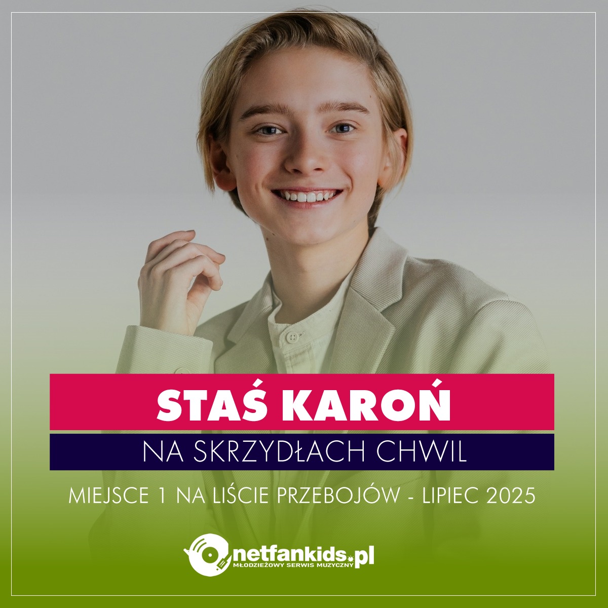 I Miejsce na liście przebojów- Lipiec 2025